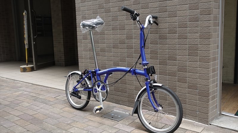 画像2: 英国　BROMPTON 　MID ハンドル　EXPLORE　（M6L）　ピカデリーブルー