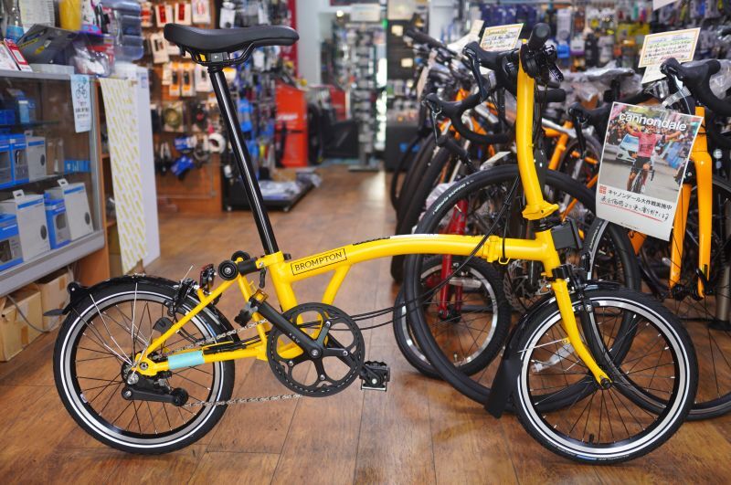 画像1: 英国　BROMPTON 　バンブルビーイエロー　LOW ハンドル　6速（S6L）キズ値引きあり